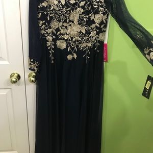 cachet maxi long sleeve dress